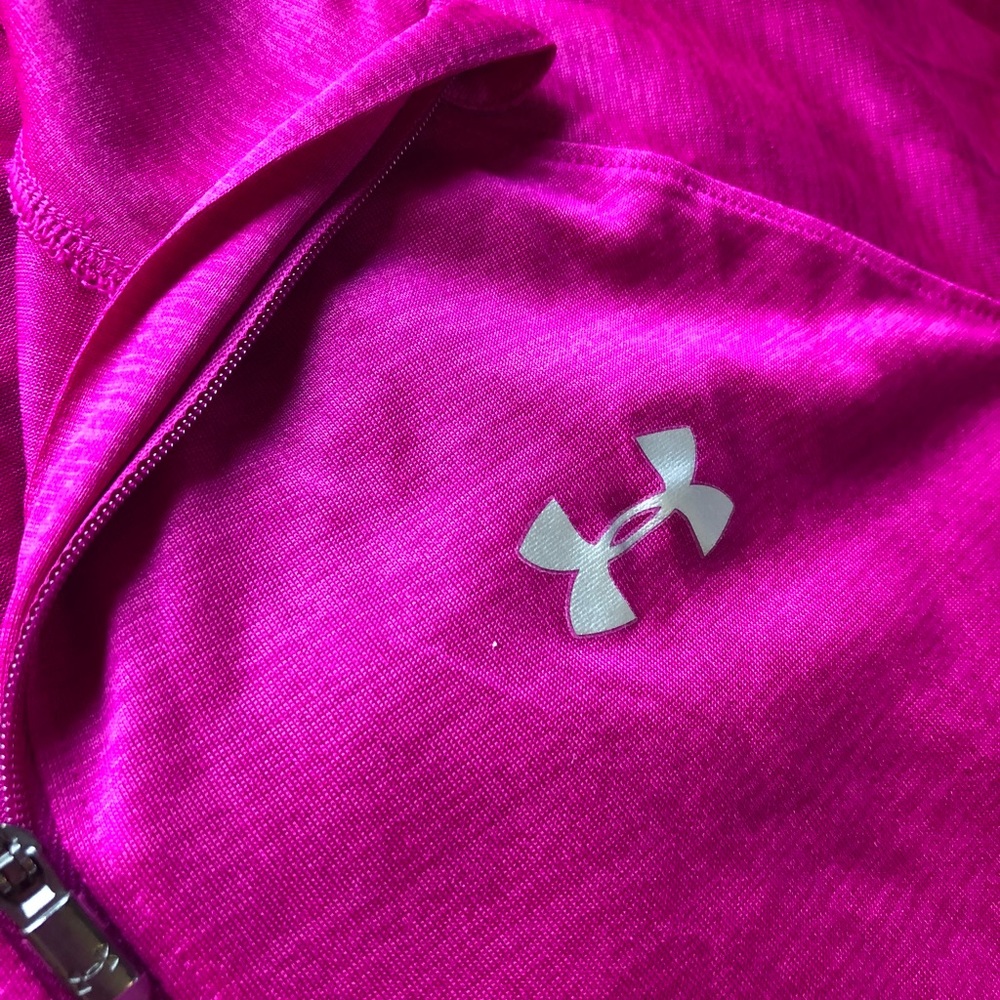 Under Armor 3/4 Zipper Pullover Jacket - Picture 3 of 5